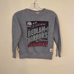 Boys Monster Halloween Long Sleeve Sweatshirt Size 6/7